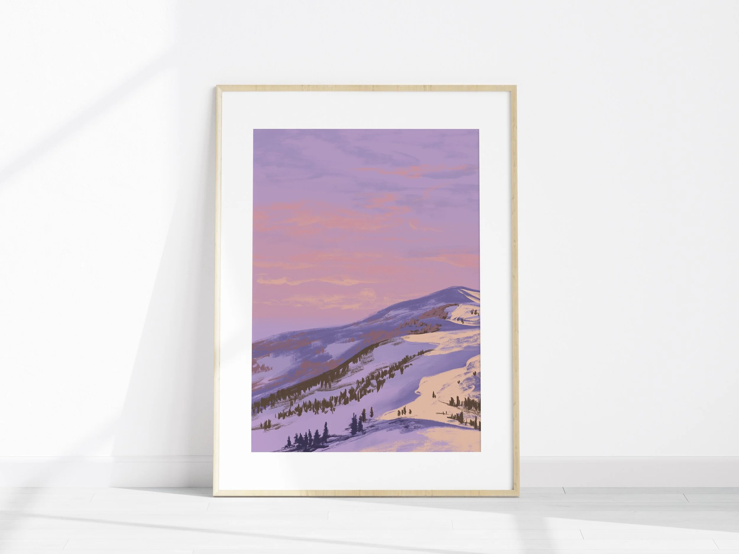 Lavender Pines fine art print — Rachel Iverson
